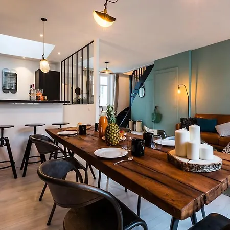 Apartamento L'atelier Keyweek Vintage Duplex With Parking Center